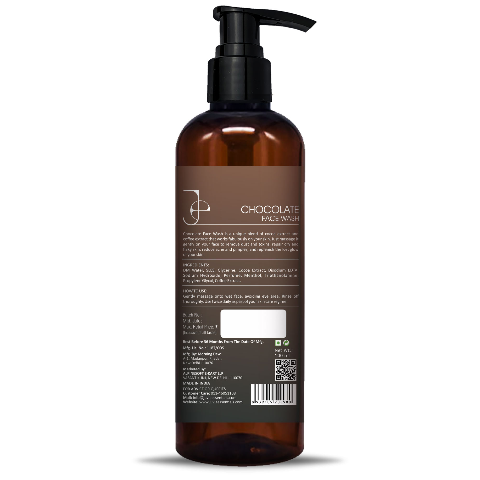 Chocolate Face Wash – 100ml